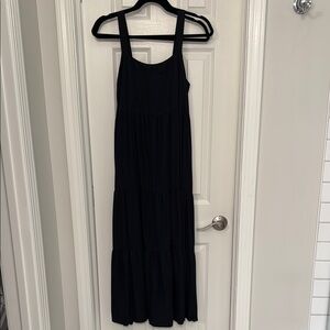 Black maxi with pockets